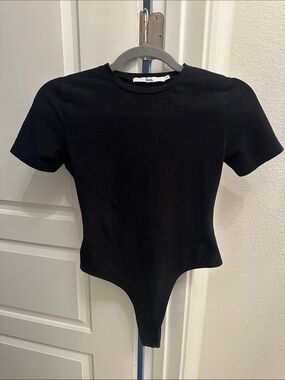 Kids Black Short-Sleeve One-Piece Bodysuit